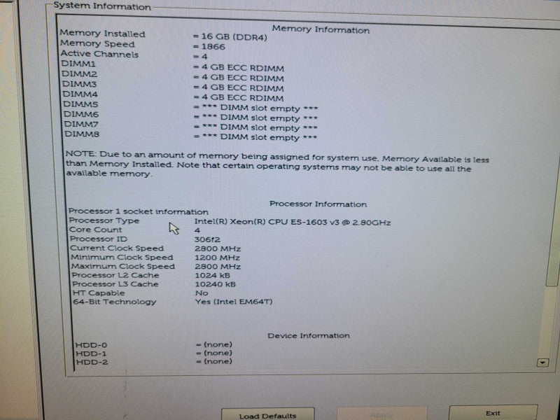Dell Precision T5810 - Xeon E5-1603 v3 | 16GB RAM | NO HDD | QUDARO GPU %