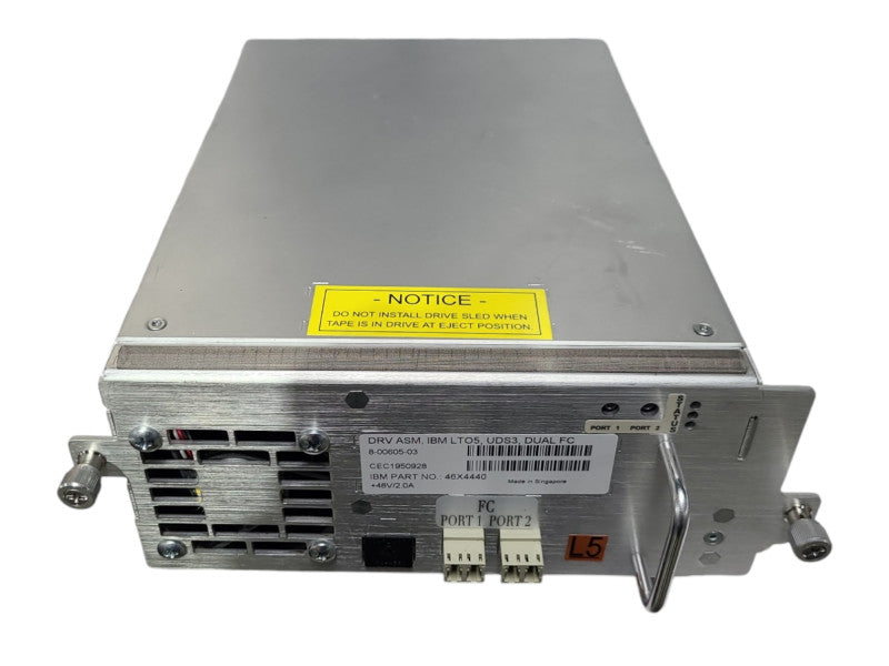 IBM DRIVE ASM LTO5 UDS3 FC Tape Drive, 8-00605-03