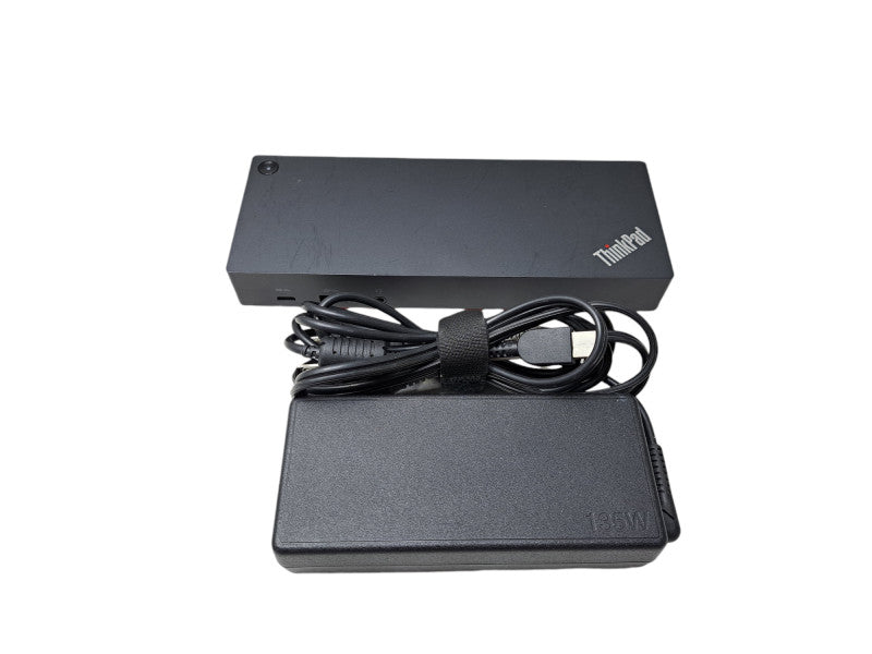 Lenovo ThinkPad Hybrid USB-C/USB-A Docking Station DUD9011D1 + 135W Adapter Q