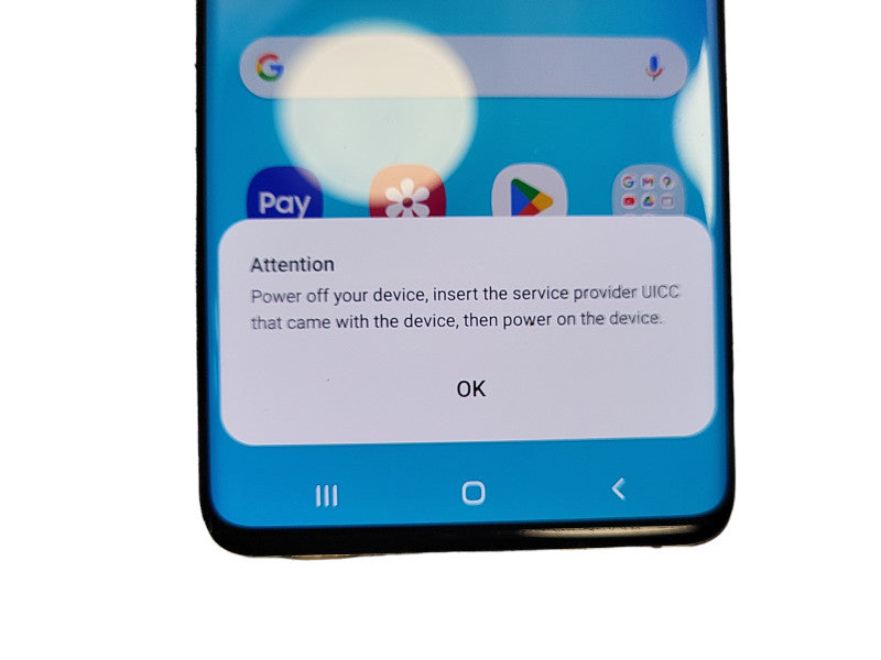 Samsung Galaxy S10 5G SM-G977P 256GB READ $