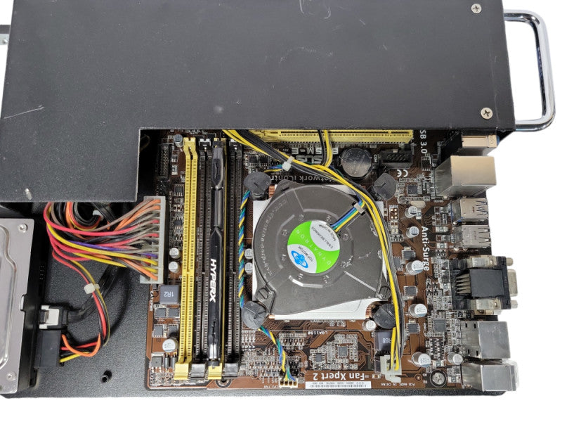Asus B85M-E Core I7-4770K 3.5GHz, 8GB DDR3, 500GB HDD w/ Power supply & Tray Q_
