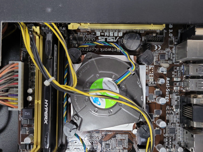 Asus B85M-E Core I7-4770K 3.5GHz, 8GB DDR3, 500GB HDD w/ Power supply & Tray Q_