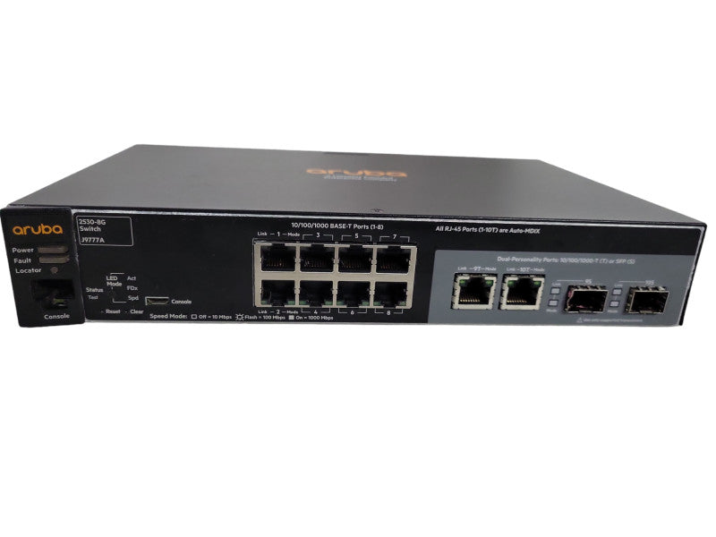 HPE Aruba J9777A 2530-8G 8-Port Switch Power !