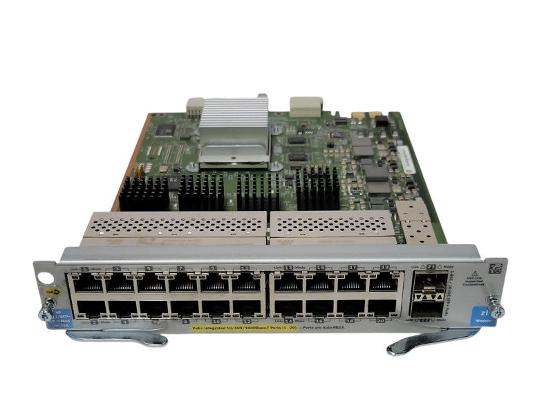 HP J9536A 20 Port GT PoE+/2-port 10GbE SFP+ v2 zl Expansion Module Q_