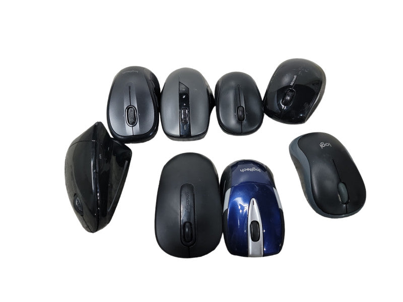 8x Assorted Brands and Models of Wireless Mice