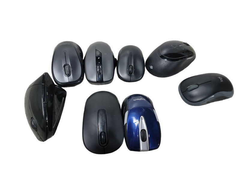 8x Assorted Brands and Models of Wireless Mice
