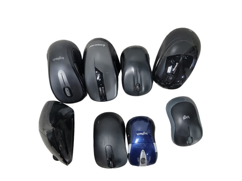 8x Assorted Brands and Models of Wireless Mice