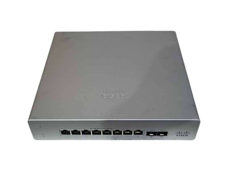 Cisco MS120-8FP, 10-Port Gigabit PoE Managed Ethernet Switch, UNCLAIMED