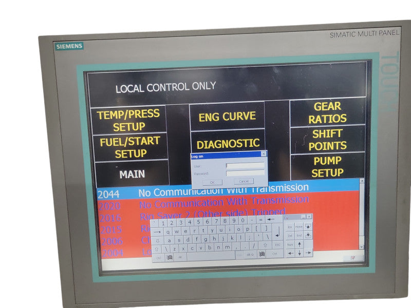 Siemens MP377 15" Touch Panel 1P 6AV6 644-0AB01-2AX0, READ _