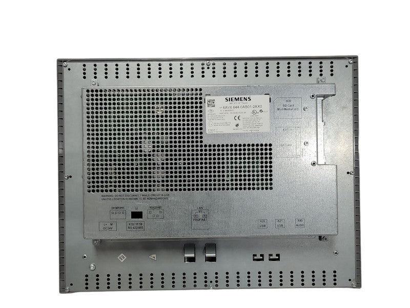 Siemens MP377 15" Touch Panel 1P 6AV6 644-0AB01-2AX0, READ _