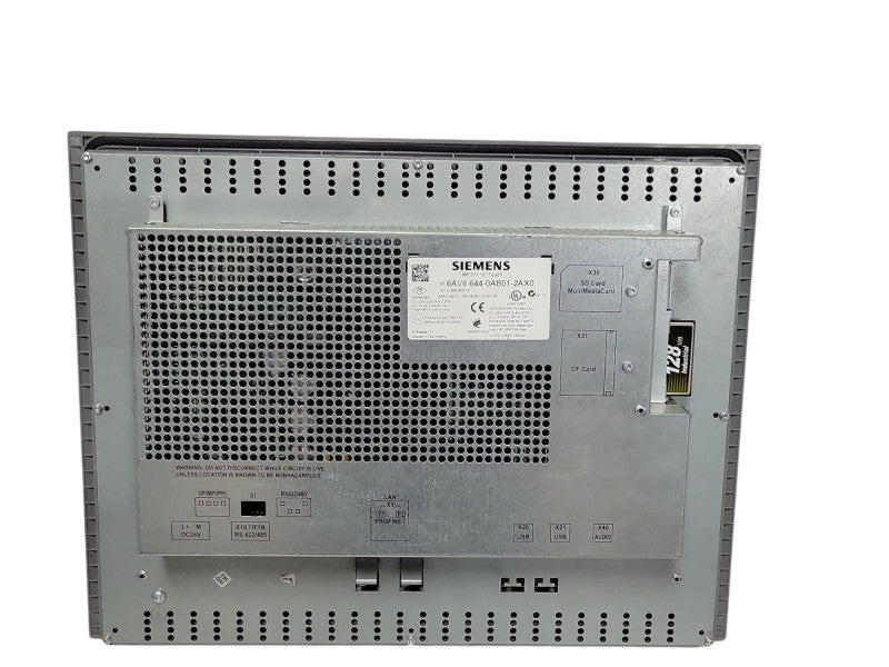 Siemens MP377 15" Touch Panel 1P 6AV6 644-0AB01-2AX0, READ _