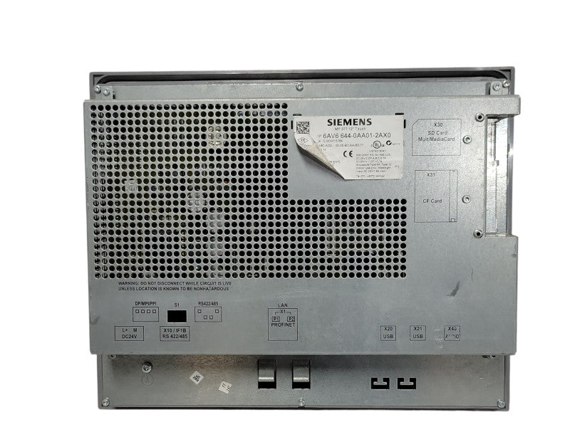 Siemens MP 377 12" Touch 1P 6AV6 644-0AA01-2AX0, READ _