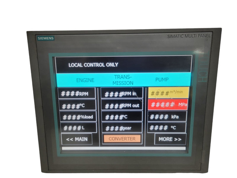 Siemens MP 377 12" Touch 1P 6AV6 644-0AA01-2AX0, READ _