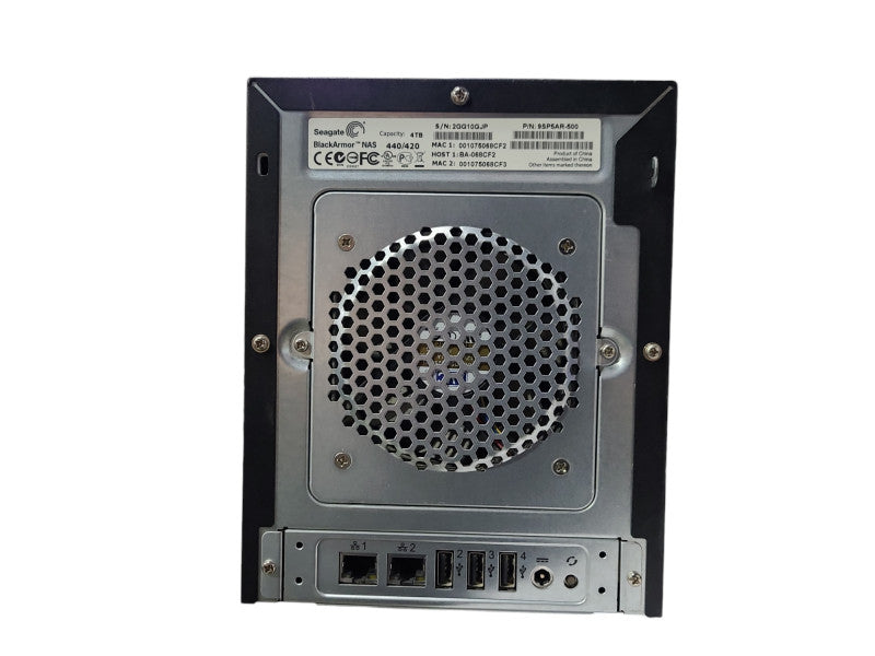 Seagate BlackArmor NAS 440/420 4-Bay Storage NAS, No HDD, READ