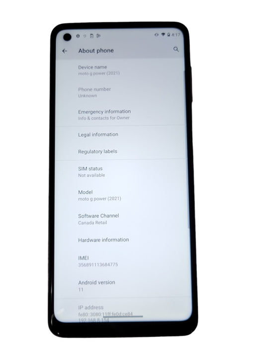 Motorola moto g power (2021) MC36F 64GB UNLOCKED _