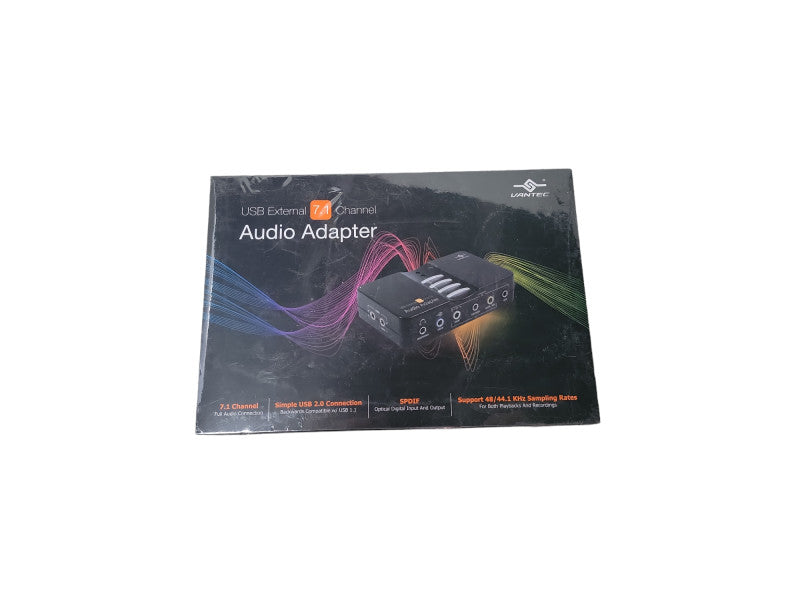 Vantec USB External 7.1 Channel Audio Adapter Like new