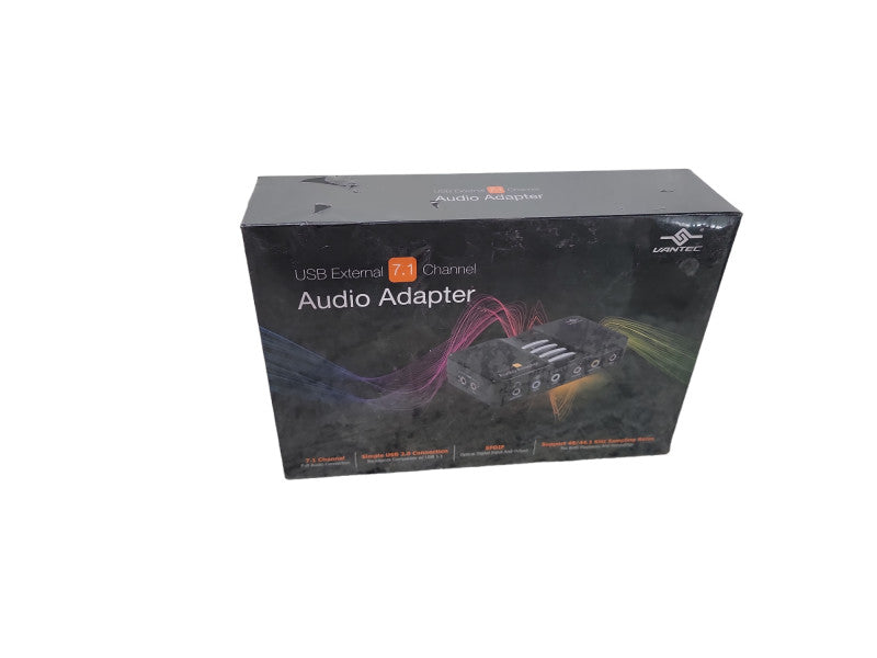 Vantec USB External 7.1 Channel Audio Adapter Like new