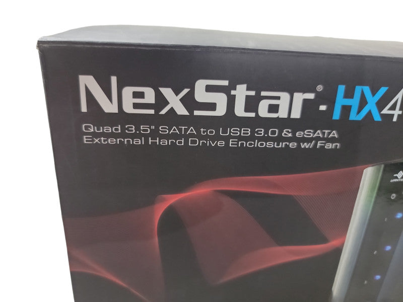 NexStar HX4 NST-640SU3-BK Aluminum / Plastic 3.5" Black SATA I/II/III USB 3.0
