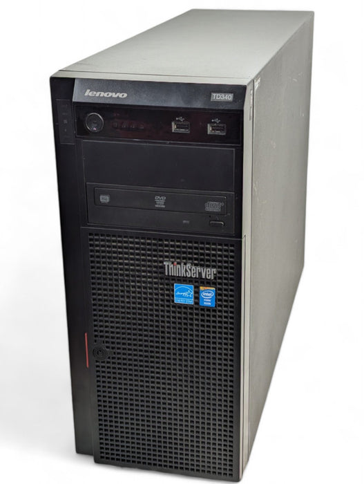 Lenovo TD340 2x Xeon E5-2407 v2 @ 2.40Ghz 32GB RAM 9240-8i RAID  -