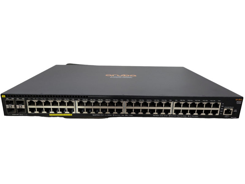 Aruba HP JL558A 2930F 48G PoE+ 4SFP+ 740W Gigabit Switch !