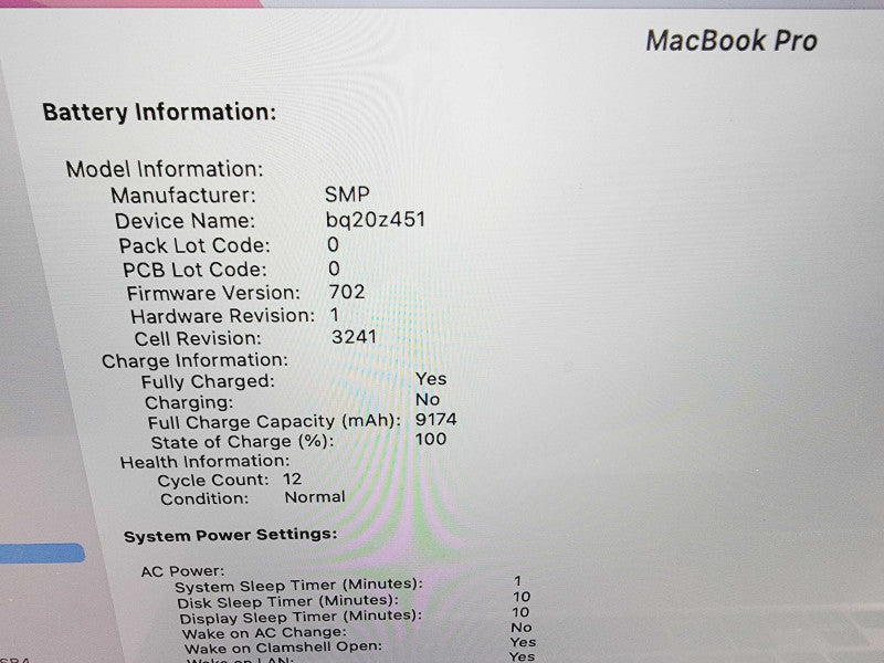 Apple Macbook Pro 2015 15" 4-Core i7-4770HQ @ 2.2GHz 16GB DDR3 512GB SSD (*