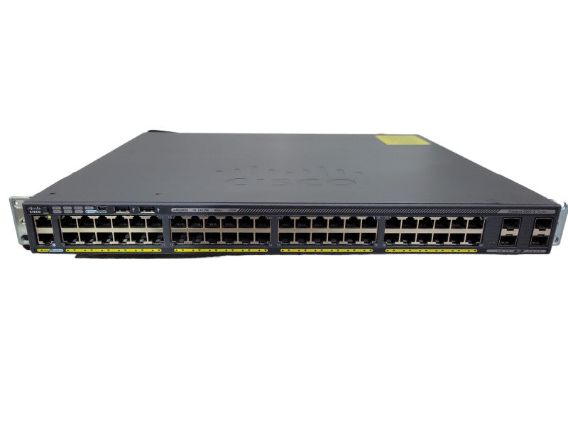 Cisco WS-C2960X-48LPS-L V03 | 48-Port Gigabit PoE+ 370W Switch | 4x SFP !