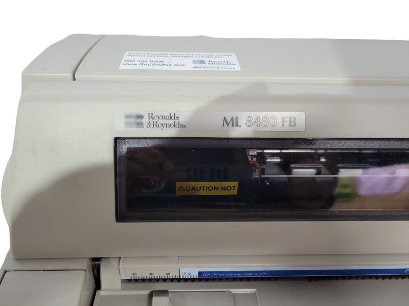 Okidata ML 8480 FB - Reynolds & Reynolds Dot Matrix Printer READ !