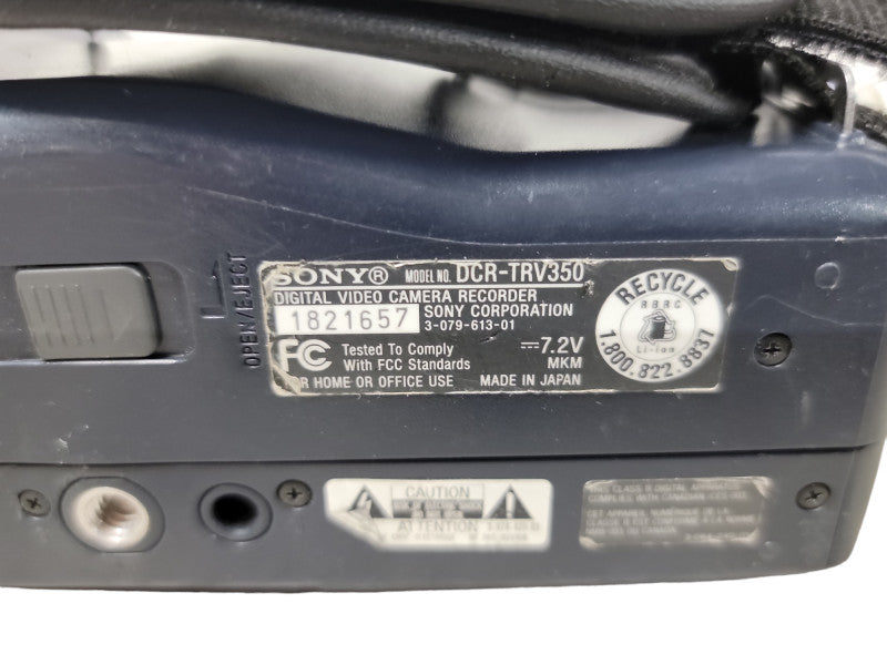 Sony DCR-TRV350 Handycam Digital Video Camera Recorder
