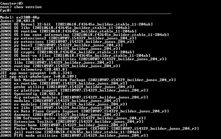 Juniper EX2300-48P, 48-Port Gigabit PoE+ 4x 1/10G SFP+ Managed Switch