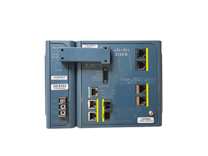 Cisco IE-3000-4TC | 4-Port Layer 3 Industrial Ethernet Switch w/ DC Module Q