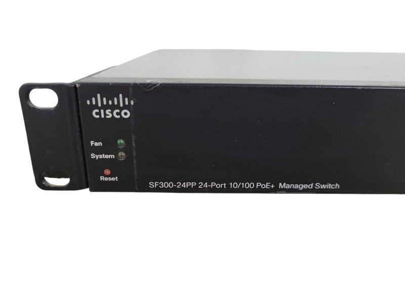 Cisco SF300-24PP-K9 24-Port 10/100 PoE+ Managed Network Switch !