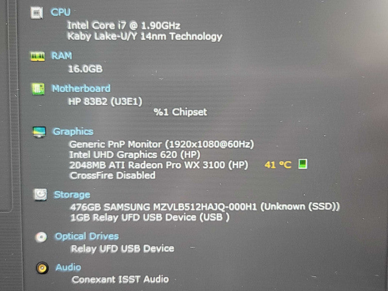HP ZBook 14u G5| i7-8565U| WX 3100| 512GB SSD READ  β Lap200