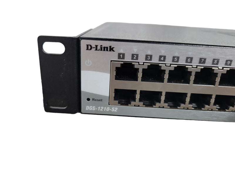 D-Link DGS-1210-52 Ethernet 48-Port Gigabit Smart Rackmount Network Switch !
