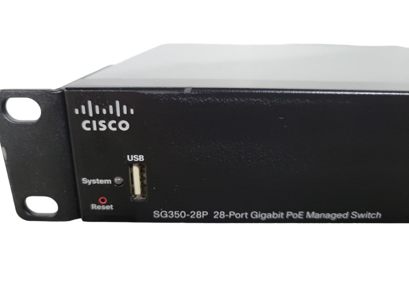 Cisco SG350-28P-K9 28-Port Gigabit 60W PoE Managed Switch !