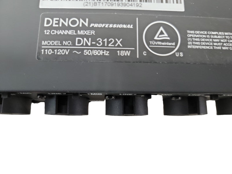 Denon DN-312X 12-Channel Line Mixer with Priority
