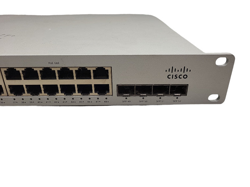 Cisco Meraki MS220-48FP-HW Cloud-Managed 48-Port PoE Gigabit Switch UNCLAIMED $