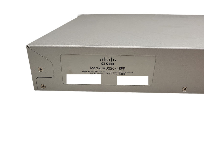 Cisco Meraki MS220-48FP-HW Cloud-Managed 48-Port PoE Gigabit Switch UNCLAIMED $