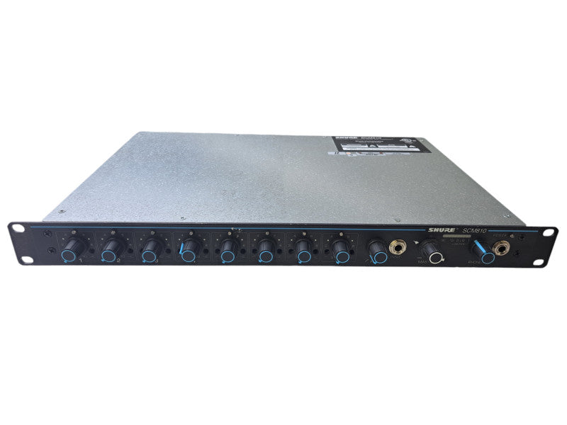 Shure SCM810 8-Channel Automatic Microphone Mixer W/ Intellimix Q