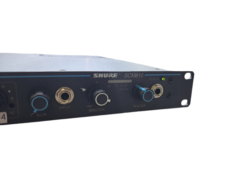 Shure SCM810 8-Channel Automatic Microphone Mixer W/ Intellimix Q