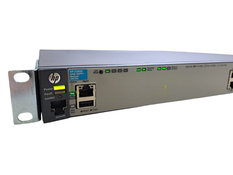 J9575A- HP E3800 24G-2SFP+ 24-Port Switch w/ J9577A 3800 4-Port Stacking Module