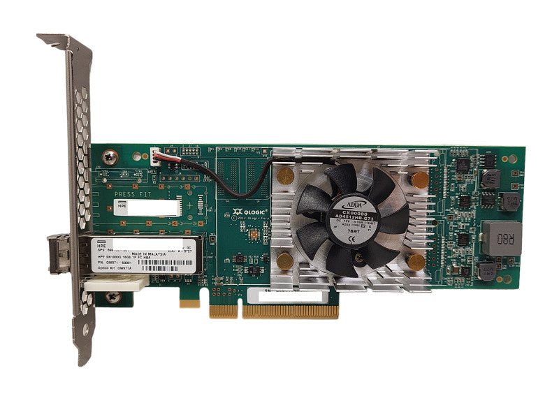 HPE StoreFabric SN1000Q 16Gb 2P PCIE HBA 699765-001 w/ HPE E7Y10A 16Gb SFP+ Q$