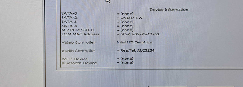 Dell OptiPlex 7060 SFF | i5-8500 @ 3.00GHz 6C, 8GB DDR4, No HDD/OS