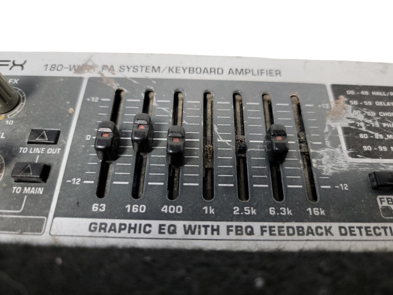 Behringer ULTRATONE K1800FX 180-Watt 4-Channel PA, Keyboard, Music Amp
