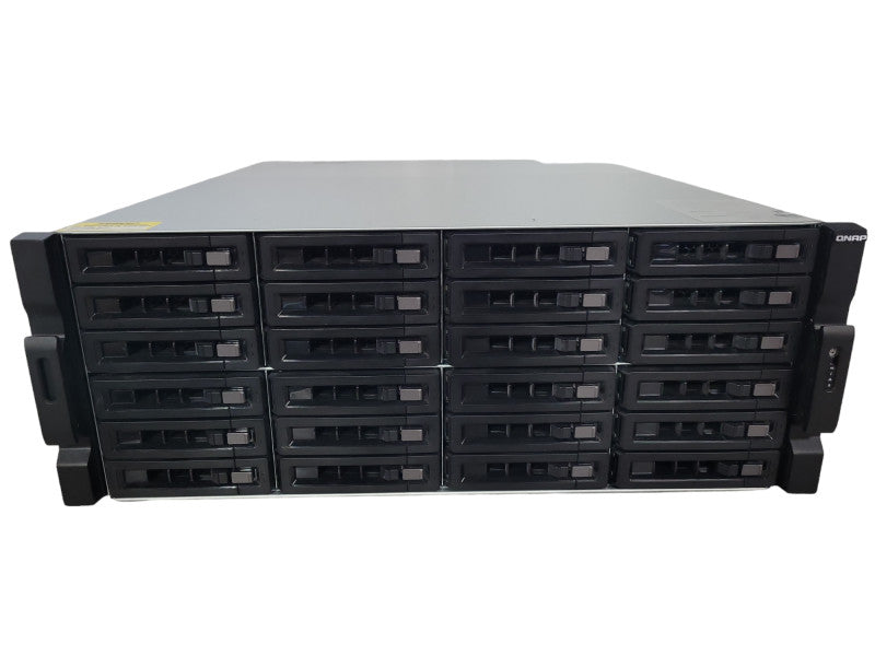 TS-EC2480U-RP 24 Bay QNAP NAS 8GB Memory w/ 10x 2TB HDDs 1x PSU !