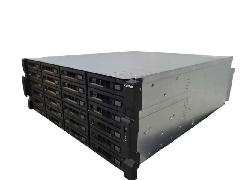 TS-EC2480U-RP 24 Bay QNAP NAS 8GB Memory w/ 10x 2TB HDDs 1x PSU !