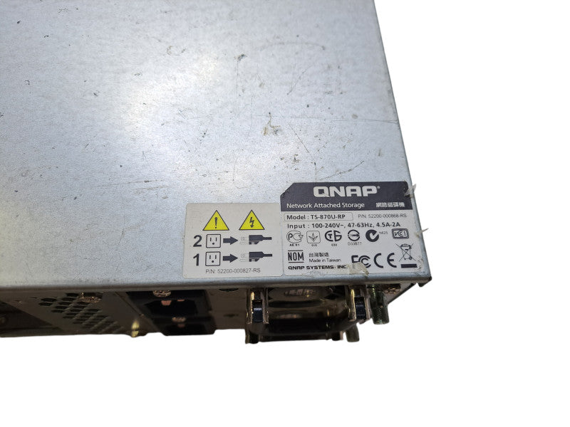 QNAP TS-870U-RP | 8-Bay Network Attached Storage | 5x 6TB & 3x 4TB HDD's
