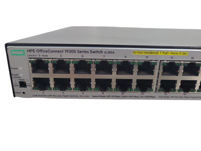 HPE OfficeConnect 1920s JL385A | 24 Port Gigabit PoE+ Network Switch !