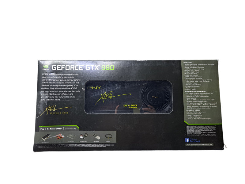PNY NVIDIA GTX 960 | 2GB PCIe Graphics Card | HDMI DVI DisplayPort