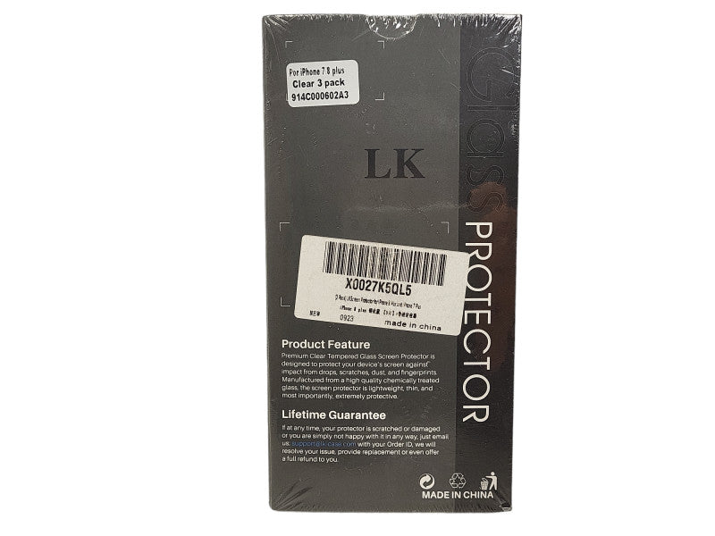 LK Premium Tempered Glass Protector for Apple iPhone 7+/8+ Brand new $