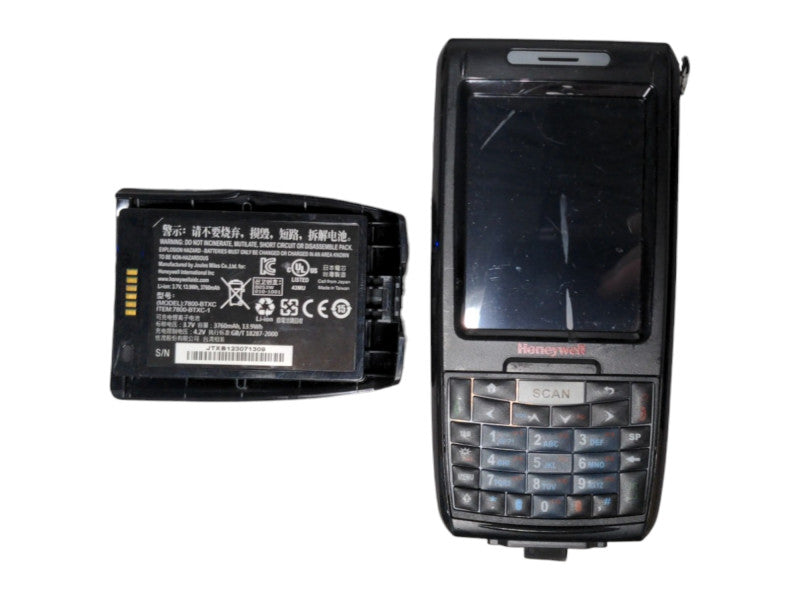 Honeywell Dolphin 7800LW Barcode Scanner Handheld w/ Battery, READ